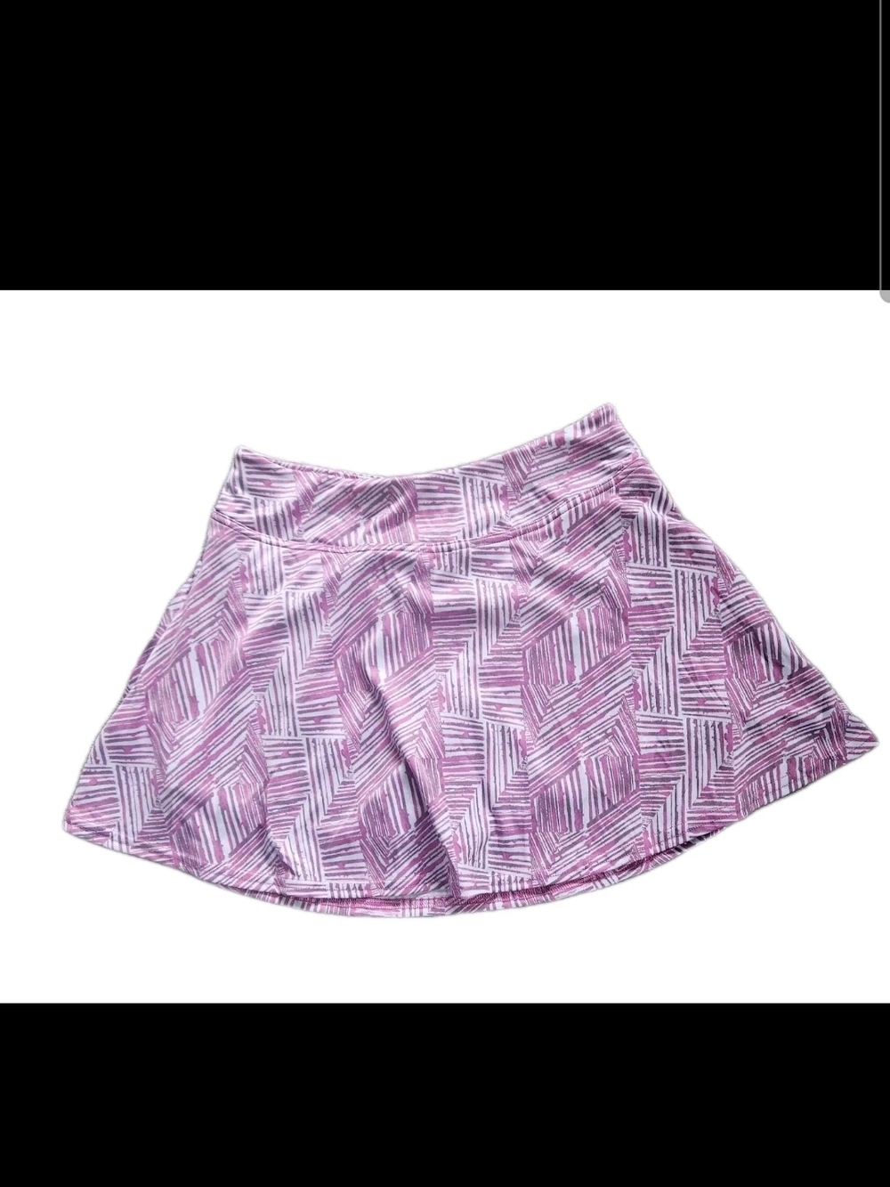 PGA Tour Pink & White Geometric Golf Tennis Pickelball Skort Xs
